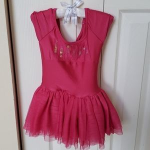 Girls pink dance tutu